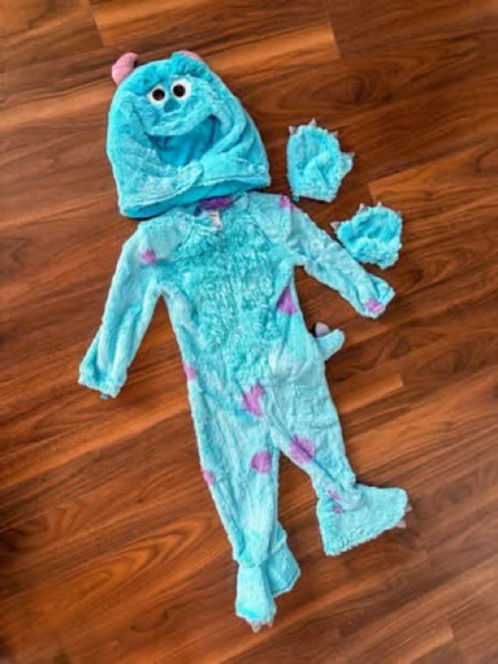 Monsters Inc- Sully- One piece Costume with Hood